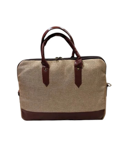 Jute Bag For Laptop - Color: Brown