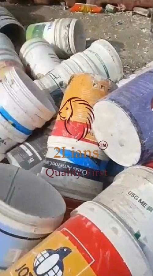 PPCP bucket regrind  unwashed/milky