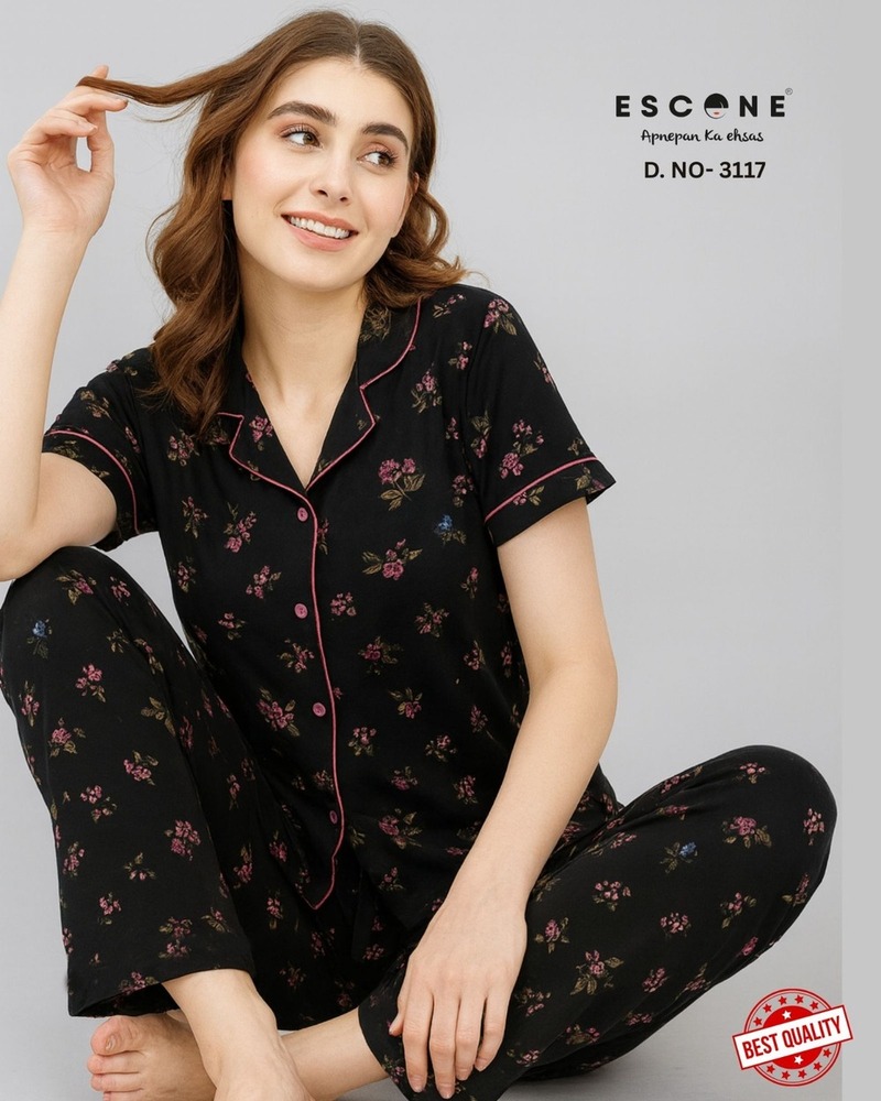 Women's Printed Night Track Suit - Feature: Good Quality
