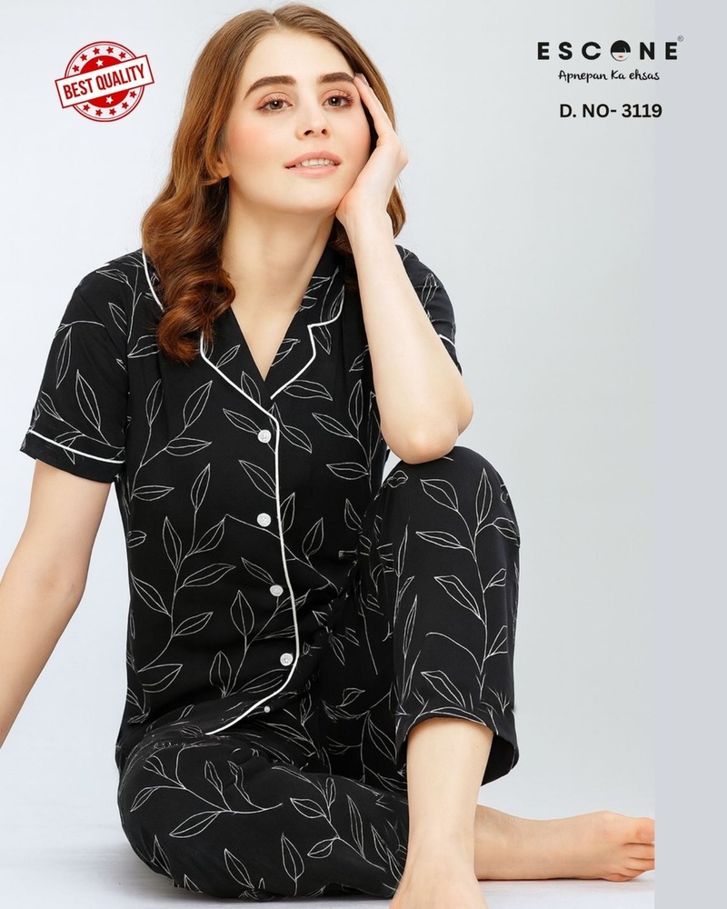 Women's Printed Night Track Suit - Feature: Good Quality