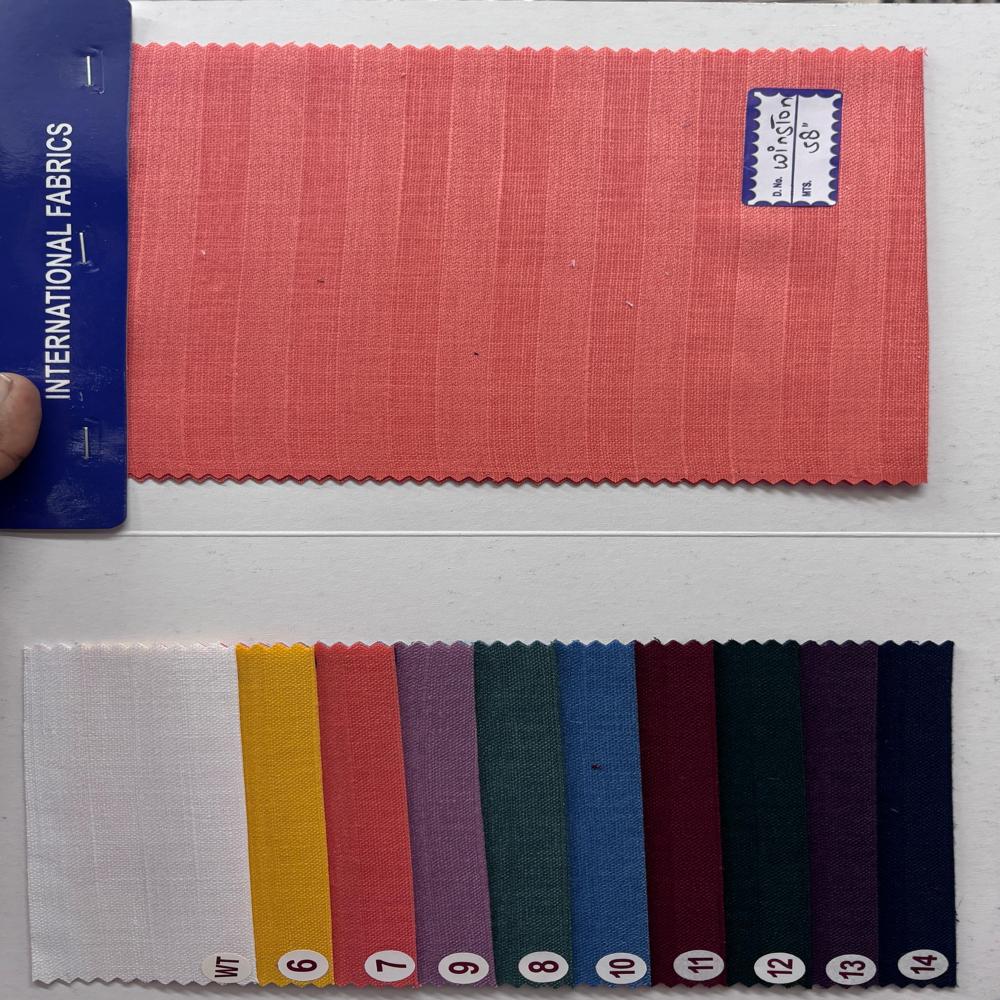 Poly Cotton Fabric - Color: Multicolour