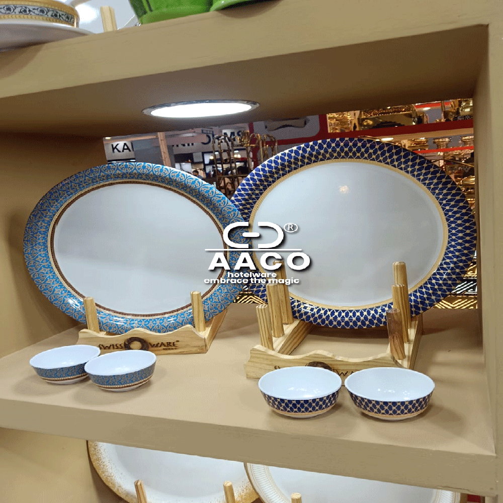 Crockery Dinner Set - Color: Multicolour