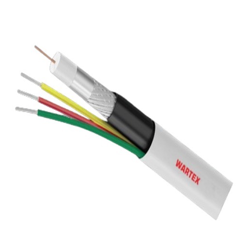 Cctv Cable - Jacket Color: White