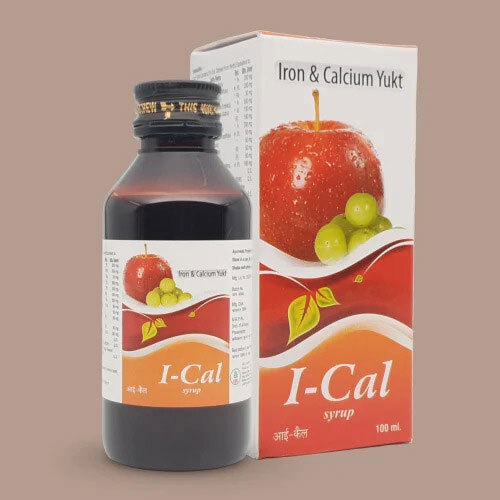 I-cal Iron Calcium Yukt Syrup - Age Group: For Adults