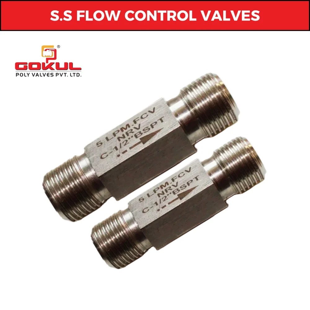 Gokul SS 316 Stainless Steel Flow Control Valve