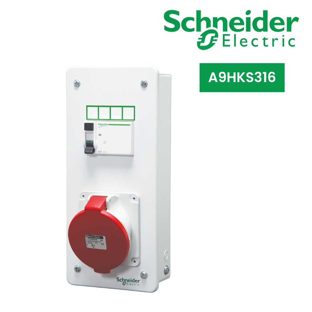 A9HKS316-Acti 9 - PK P&S - single door - 16A - 3 pin