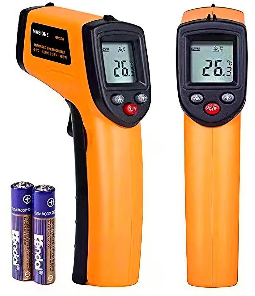 Thermal Gun - Plastic, Standard Size, White | 50 Hertz Frequency, Plain Surface Finish, Good Quality For Industrial Applications, 1-year Warranty