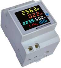 Multi-functional Meters - Mild Steel, Standard Size, Black Finish | 50 Hertz Frequency, One-year Warranty, Indispensable Industrial Tool