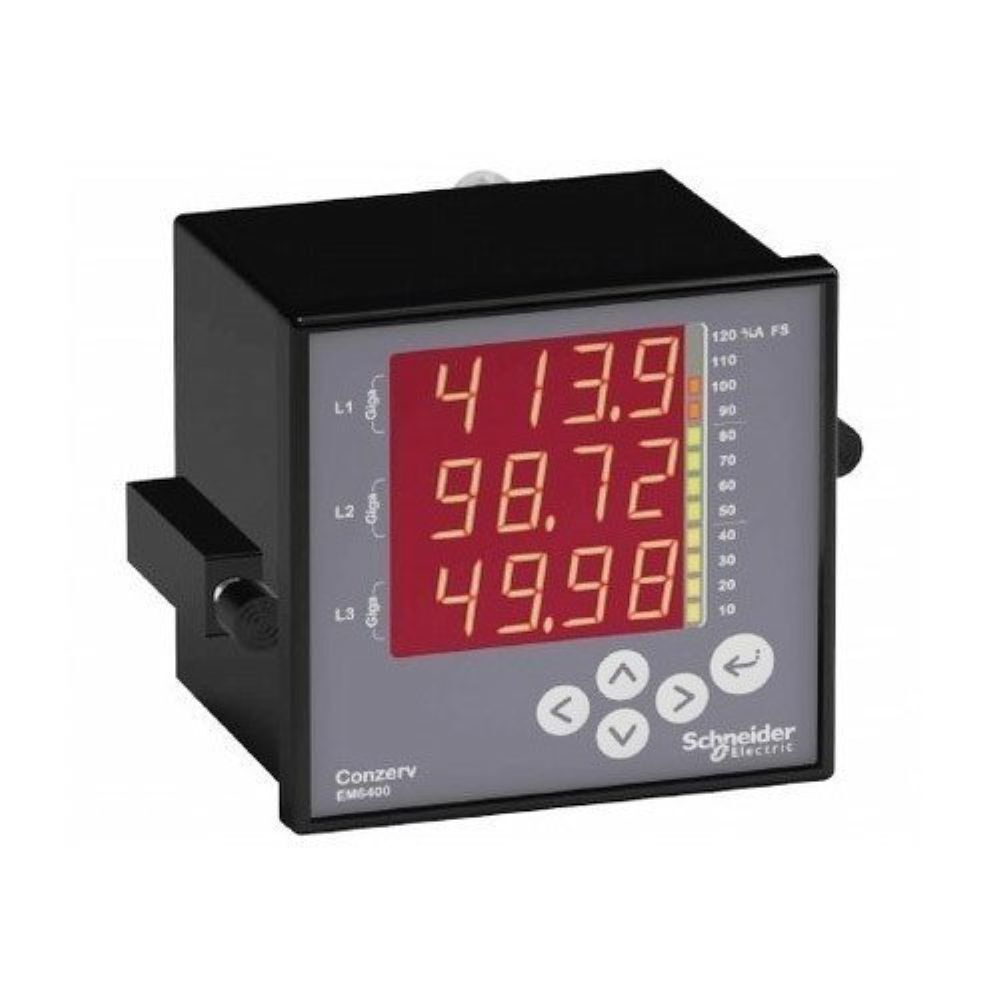 Multi-functional Meters - Mild Steel, Standard Size, Black Finish | 50 Hertz Frequency, One-year Warranty, Indispensable Industrial Tool