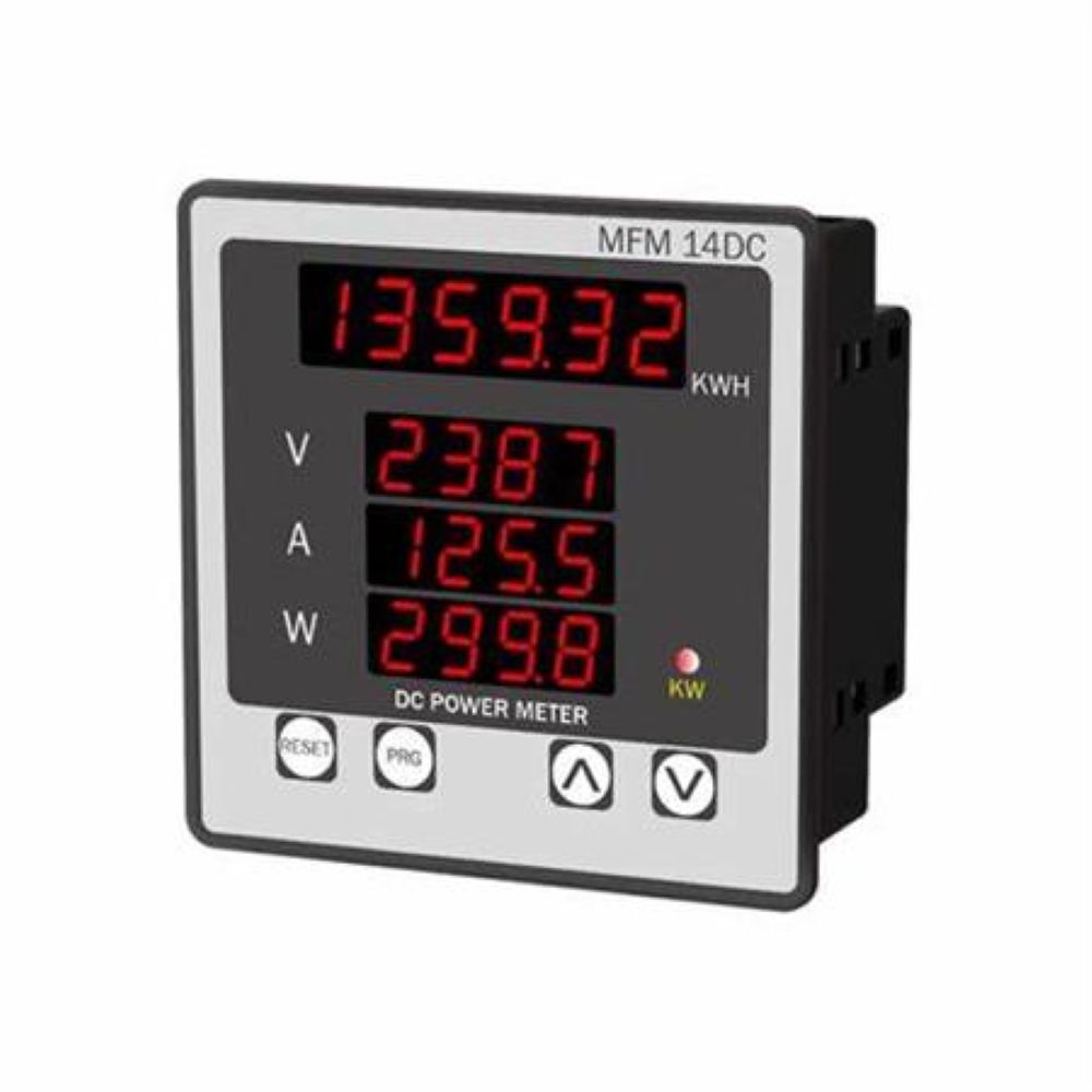 Multi-functional Meters - Mild Steel, Standard Size, Black Finish | 50 Hertz Frequency, One-year Warranty, Indispensable Industrial Tool
