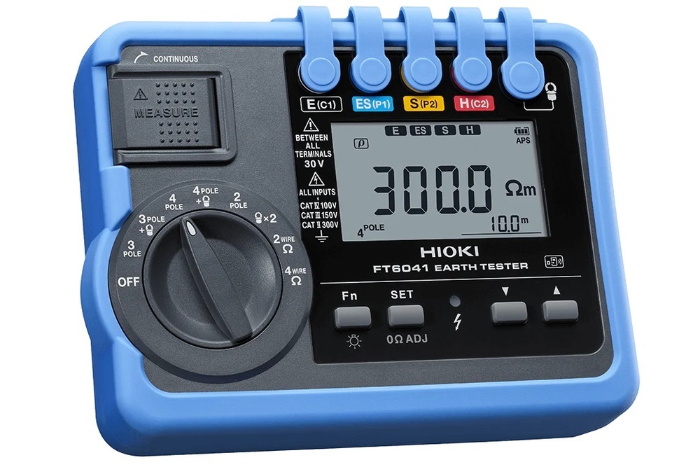 Earth Tester - Metal, Standard Size, Black | 50 Hertz Frequency, Reliable For Industrial Electrical Safety Testing