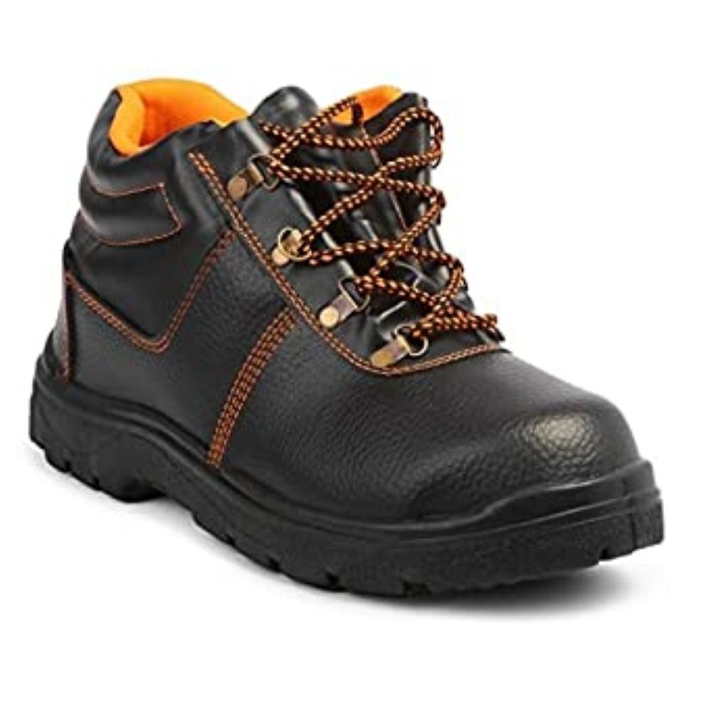 Safety Shoes - Leather, Waterproof, Unisex Design | Ideal For Industrial And Hazardous Environments, Comfortable And Durable Footwear