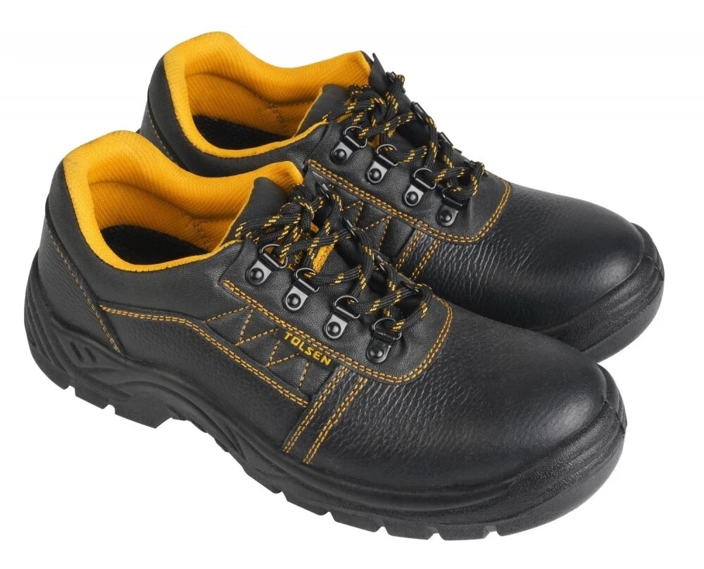 Safety Shoes - Leather, Waterproof, Unisex Design | Ideal For Industrial And Hazardous Environments, Comfortable And Durable Footwear