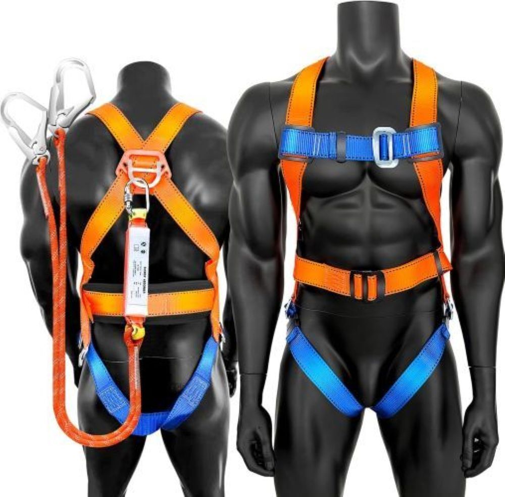 Safety Harness - Metal And High-quality Polyester, Standard Size, Multi-color Design | Unisex Fit, Reliable Security, Ideal For Industrial Applications