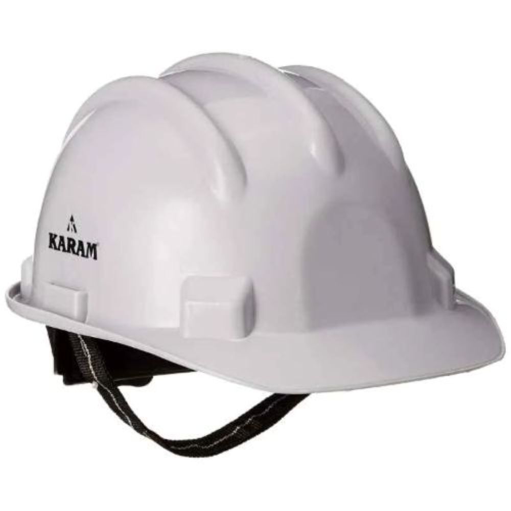 Safety Helmet - Plastic, Standard Size | Yellow, Waterproof, Unisex Design For Enhanced Durability And Protection In Outdoor Environments