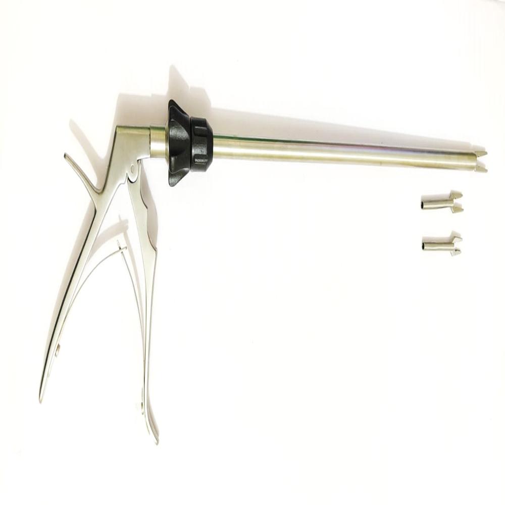Laparoscopic 10MM Clip Applicator 3-in-1 - Stainless Steel, 330mm Long, Silver | Multi-Function: Clip Application, Tissue Grasping, Cutting