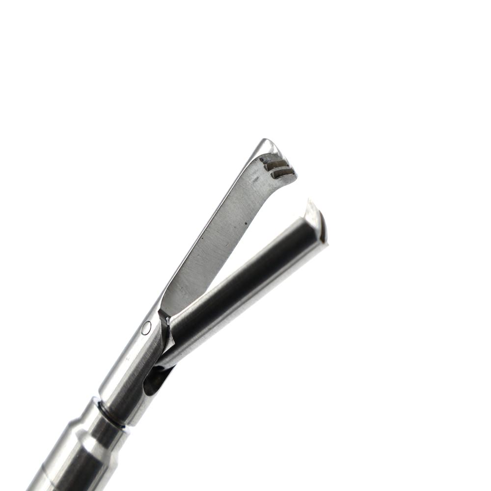 10mm Claw Forcep - Stainless Steel, 330mm Length, Black & Silver | Ergonomic Handle, Single-action Toothed Jaw, Fully Autoclavable