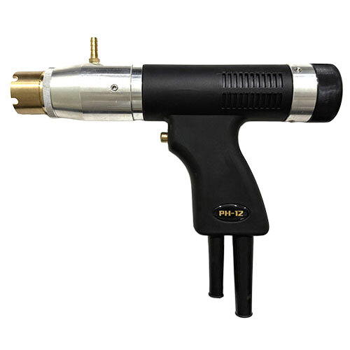 Short Cycle Stud Welding Gun - Steel, Plastic | Automatic Operation, Black and Silver Design, Rugged Durability, Ideal for Industrial Use