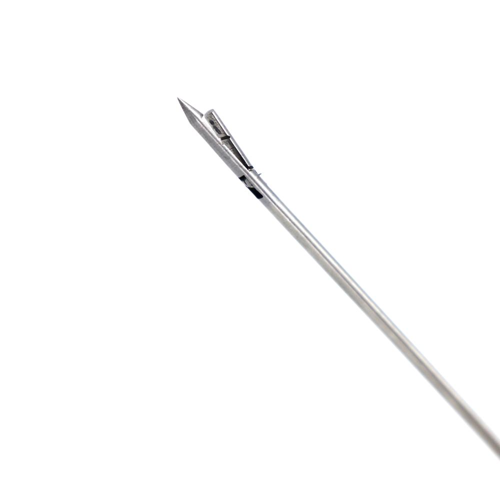 Port Closure - Stainless Steel, Standard Size, Silver | Manual Operation, Ergonomic Handle, Spring-loaded Grasper, Hospital Usage