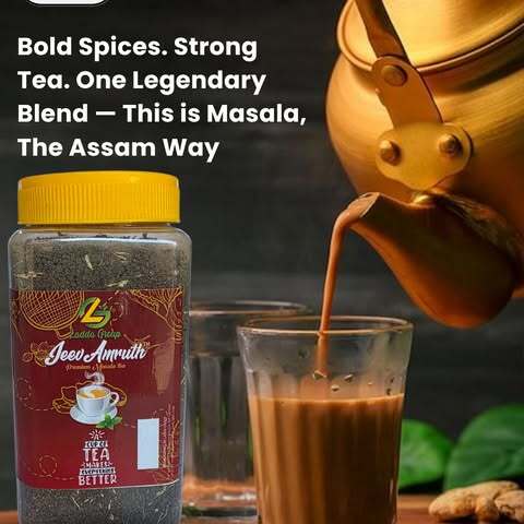 Jeev Amruth Premium Masala Tea - Color: Black