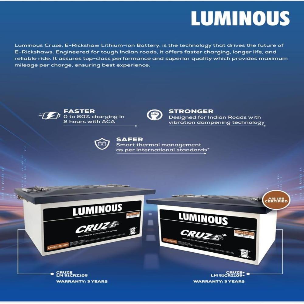 E Rickshaw LI battery