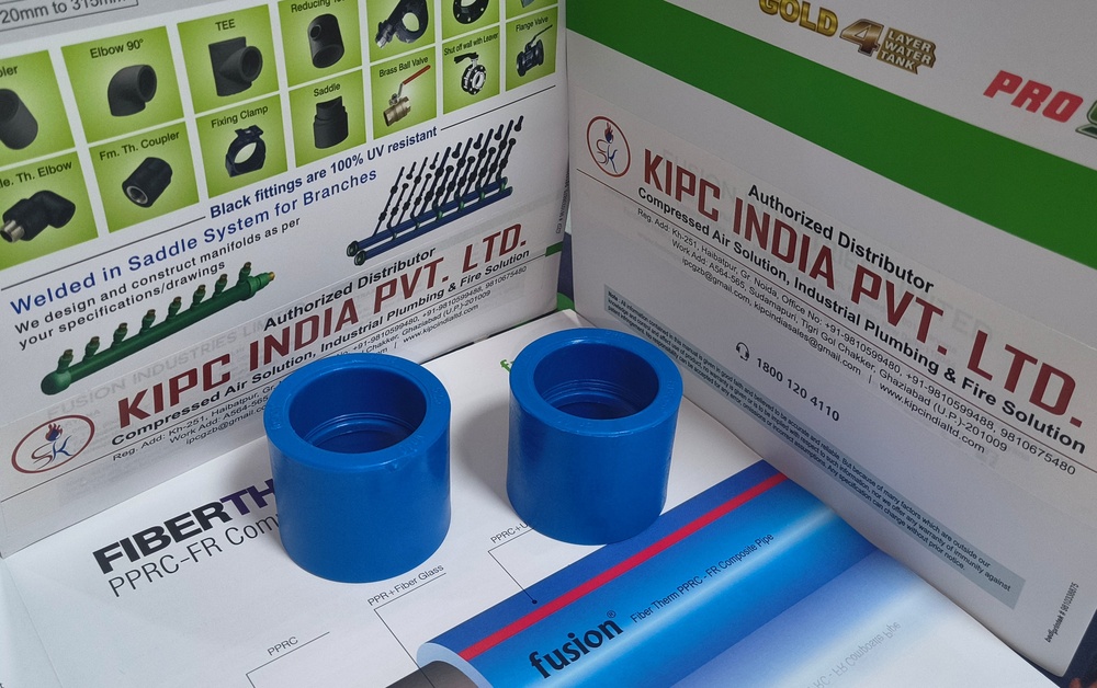 Coupler 20mm - Food Grade Ppr, 4 Kgf - 16 Kgf Pressure Rating | Simple Bolted Connection, Fast Installation, Easy Pipe Rotation