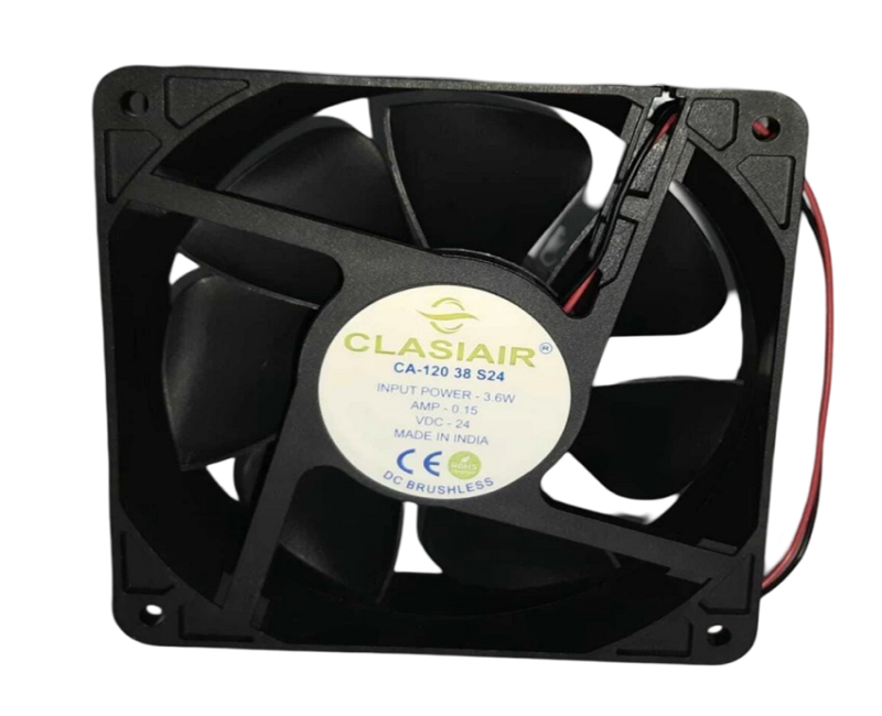 Ca-120 38 S24 Clasiair Cooling Fan - Color: Black