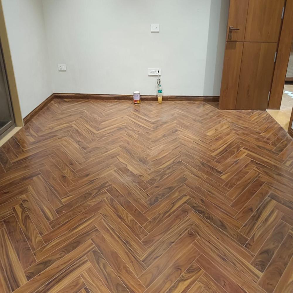 Herringbone Laminate Wooden Flooring