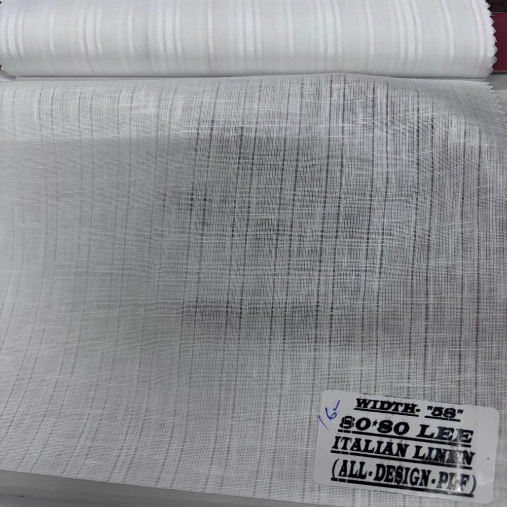 80 X 80 Linen Cotton - Application: Shirting Fabric