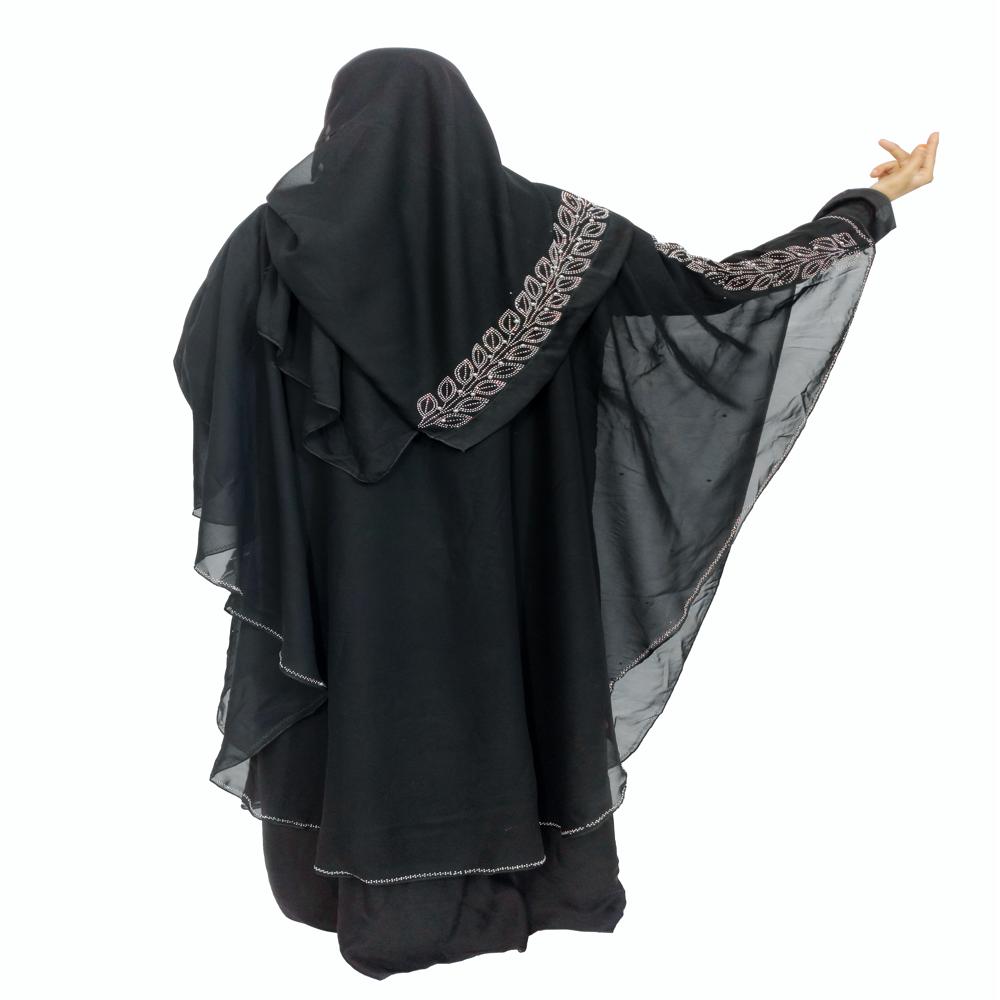 Black Abaya Beads & Stoned  Burqa For Women Modest Wear Islamic Dubai abaya