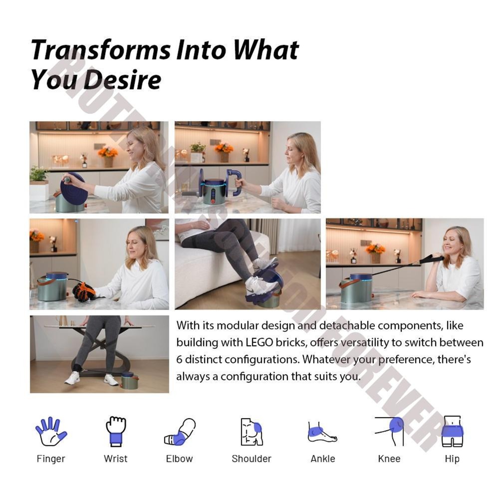 Unigym App-based Rehab Exercise Machine With Sensor Feedback - Material: Plastic