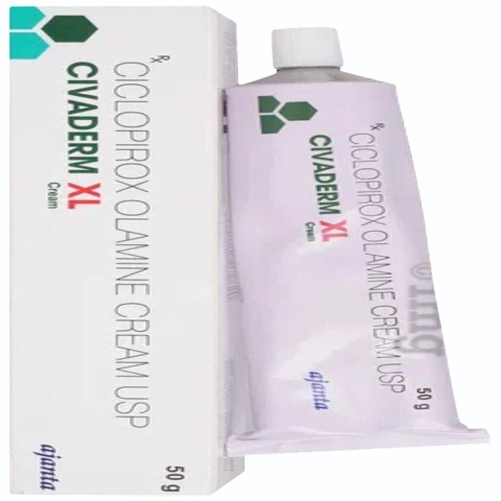 Civaderm Xl 1% Ciclopirox (1% W/W) Cream - Drug Type: General Medicines