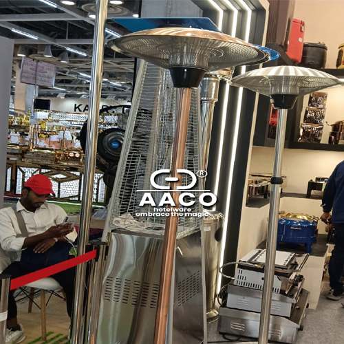 Automatic Outdoor Gas Heater - Material: Stainless Steel