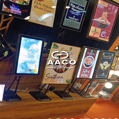 Vertically Led Menu Board - Color: Multicolour