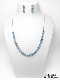 92.5 Silver Ice Nacklace