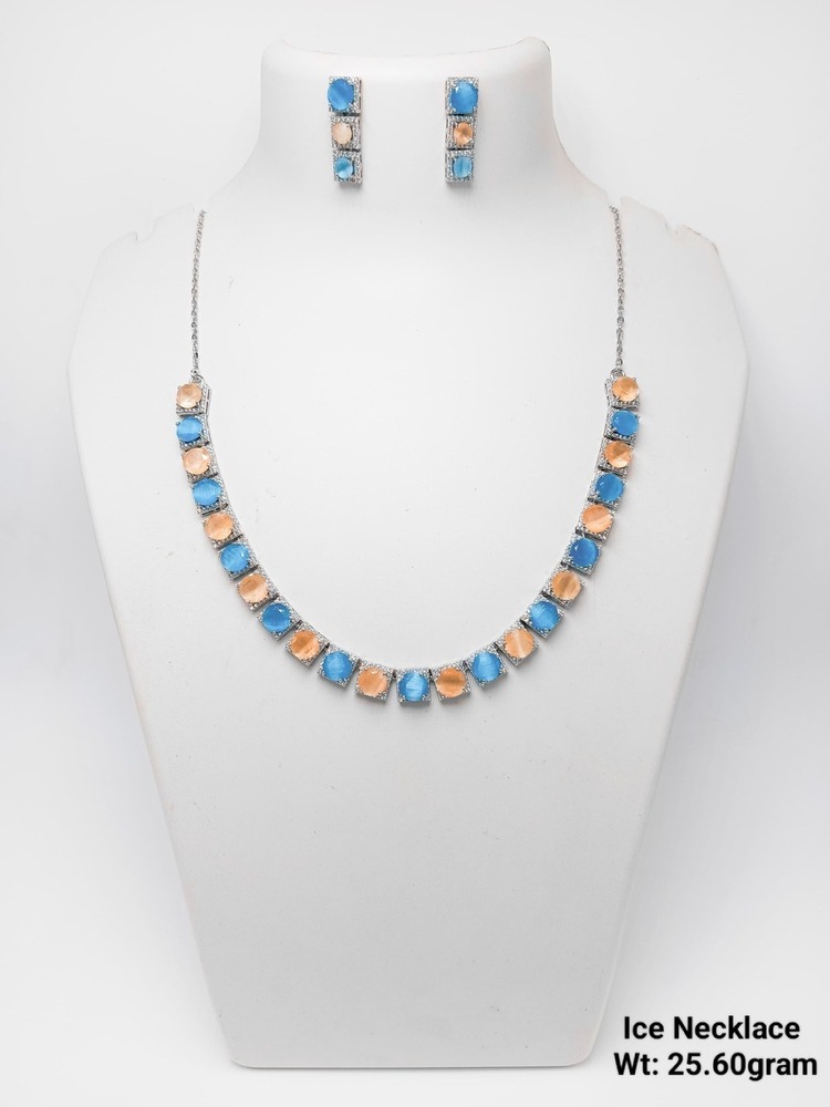 92.5 Silver Ice Nacklace