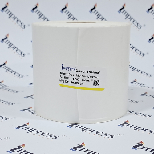 400Core 100X150Mm Direct Thermal Shipping Labels - Color: Multiple