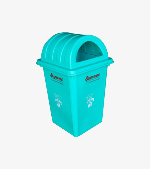 Dustbins 100 Ltr Dome Shape - Color: Sky Blue
