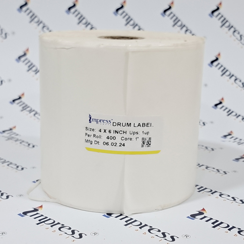 4 X 6Mm Drum Labels - Color: Multiple