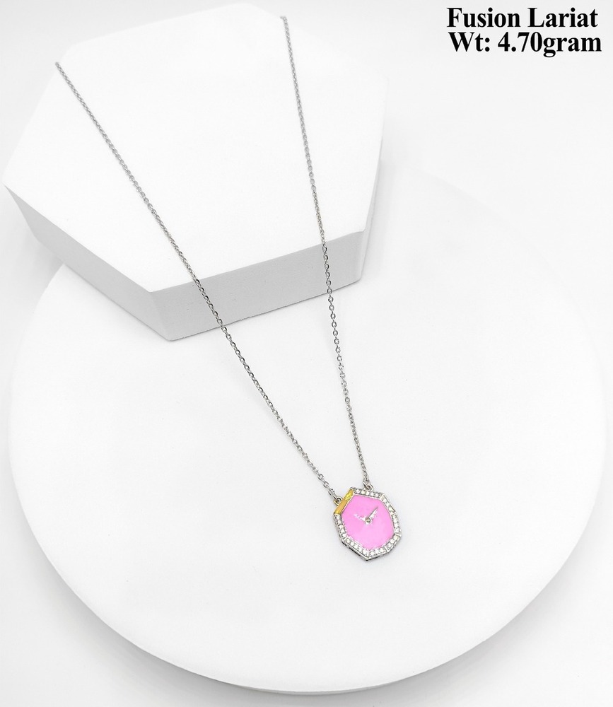 92.5% Silver Fusion Lariat