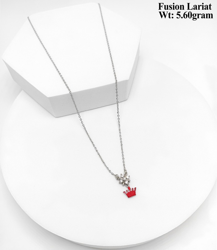 92.5% Silver Fusion Lariat