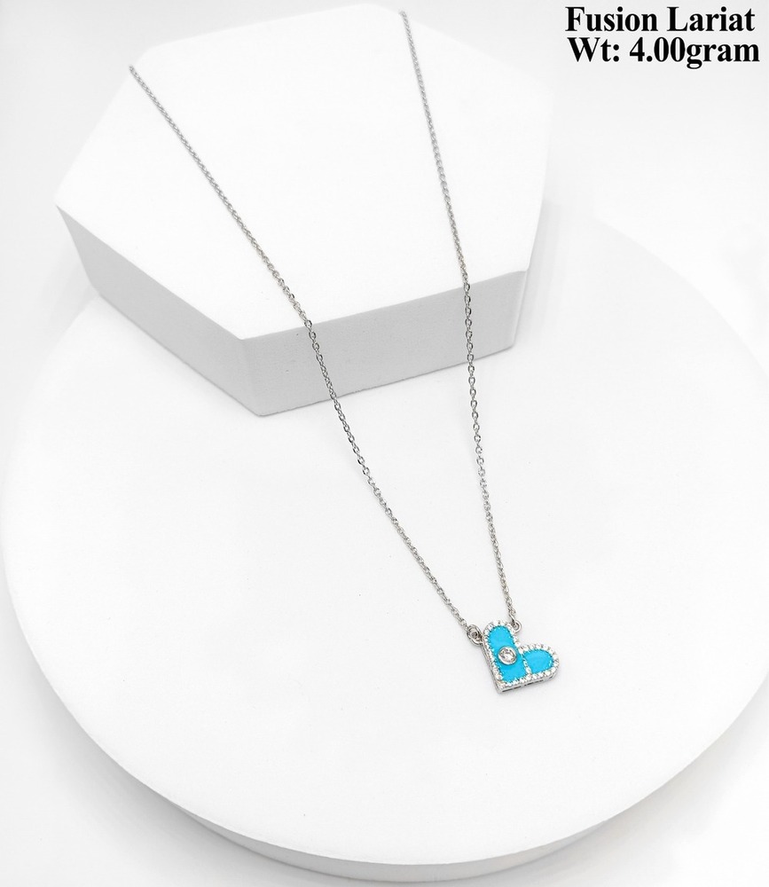 92.5% Silver Fusion Lariat