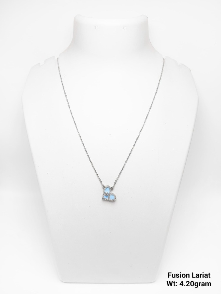 92.5% Silver Fusion Lariat