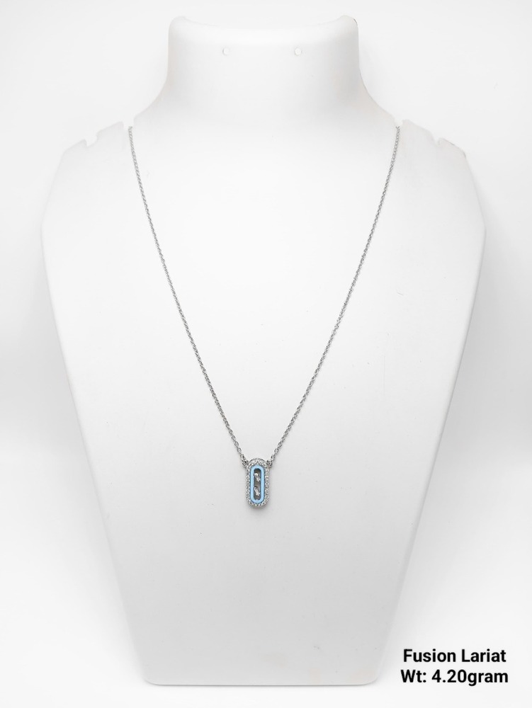 92.5% Silver Fusion Lariat