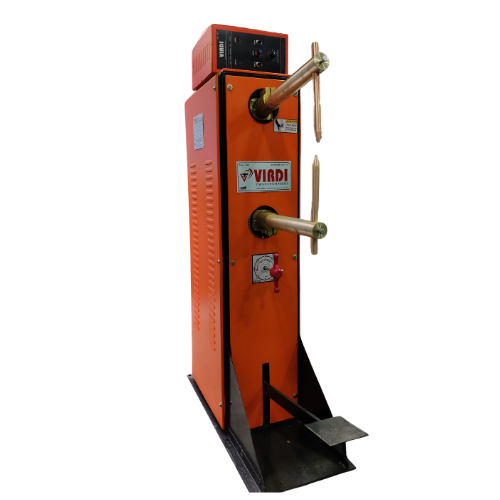 Pneumatic Spot Welding Machine - Color: Deep Orange