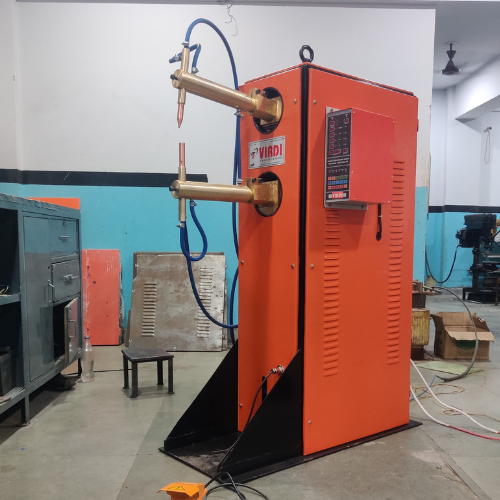 Pneumatic Spot Welding Machine - Color: Deep Orange