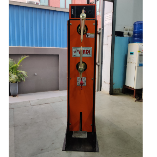 Pneumatic Spot Welding Machine - Color: Deep Orange