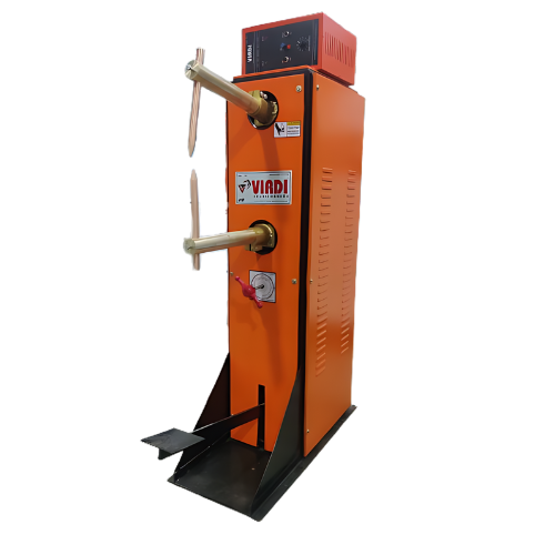 Pneumatic Spot Welding Machine - Color: Deep Orange