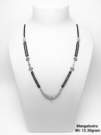 92.5%  Silver Mangalsutra