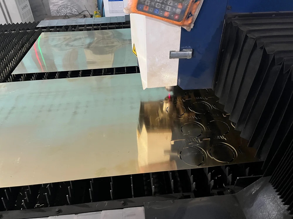 Brass Laser Cutting Service